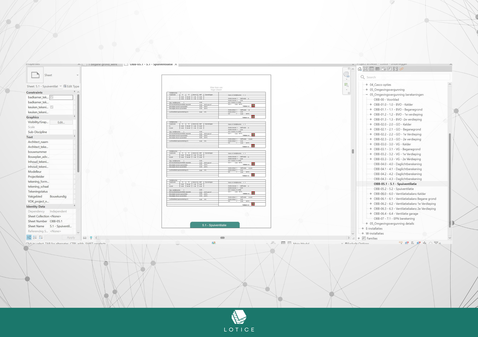 Lotice Revit NL 2026 – Bouw & Installaties Suite