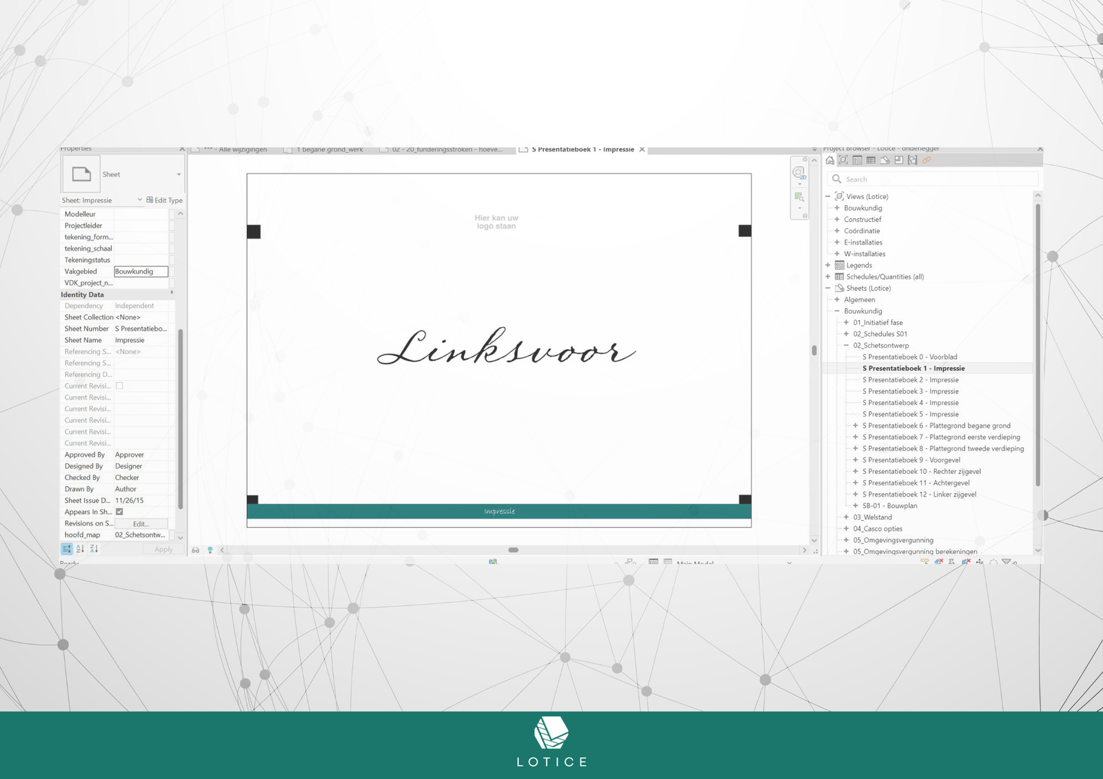 Lotice Revit NL 2026 – Bouw & Installaties Suite
